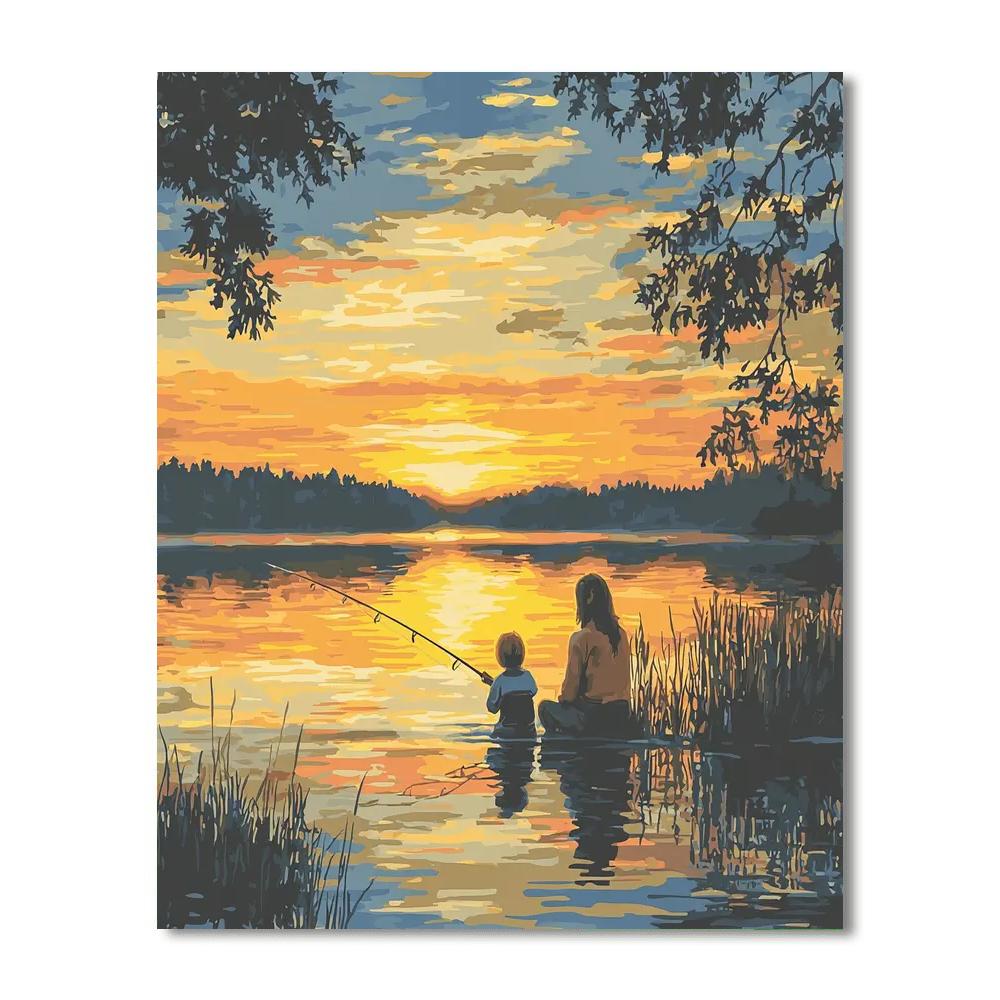 Fishing For Memories Numbered Painting Kits