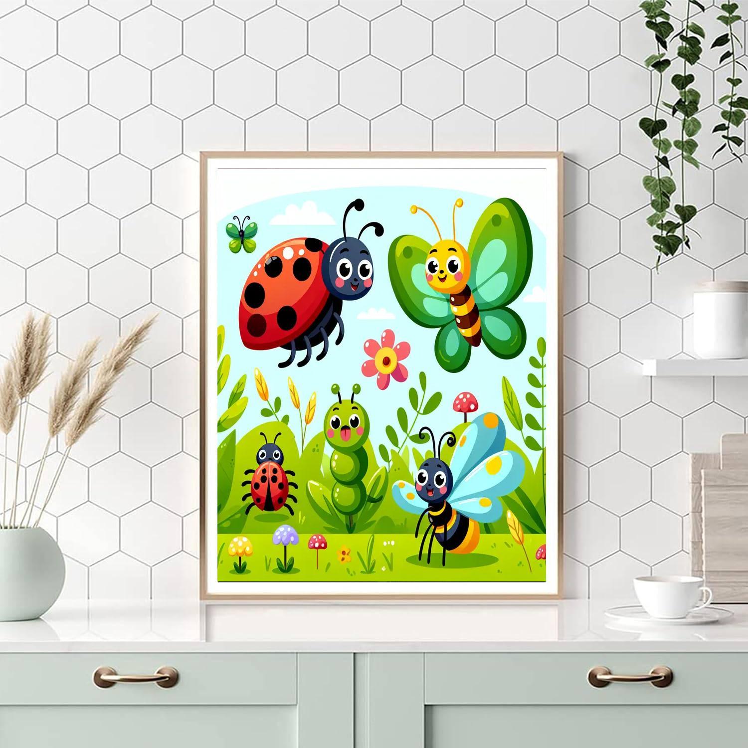 Insect World Expedition Paint By Numbers Kits