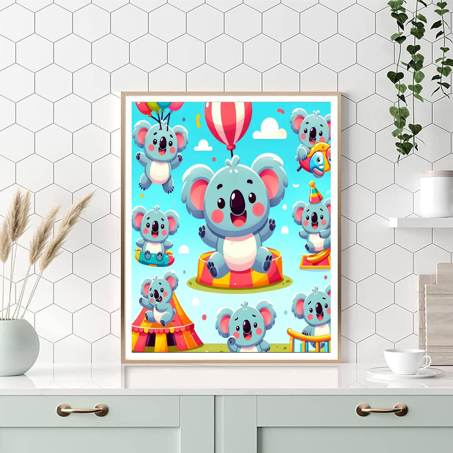 Koala Carnival Capers Paint By Numbers