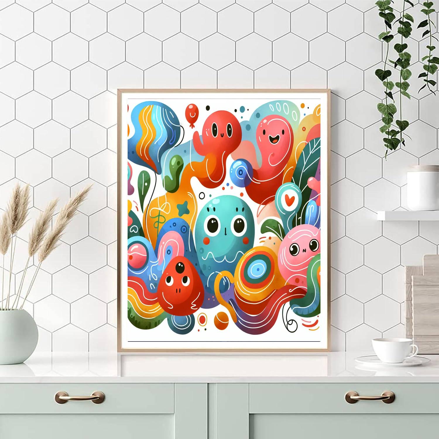 Wonderland Watercolor Wishes Numbered Painting Kits