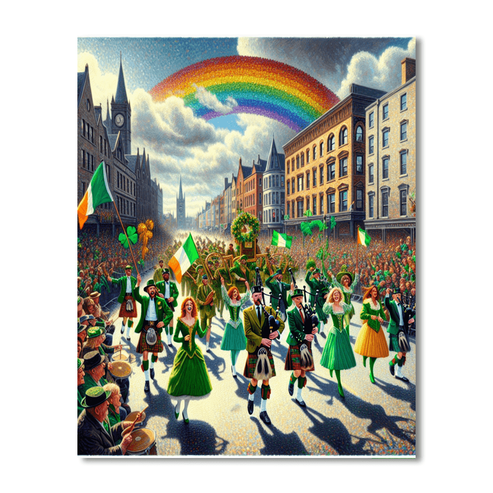 St. Patrick’s Day Parade - Ireland Paint By Number