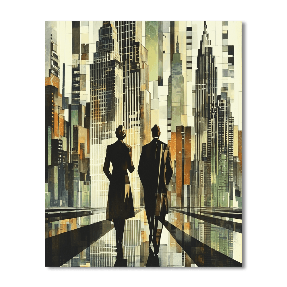 Tamara De Lempicka Inspired Art Deco Metropolis Awakens  Paint By Numbers