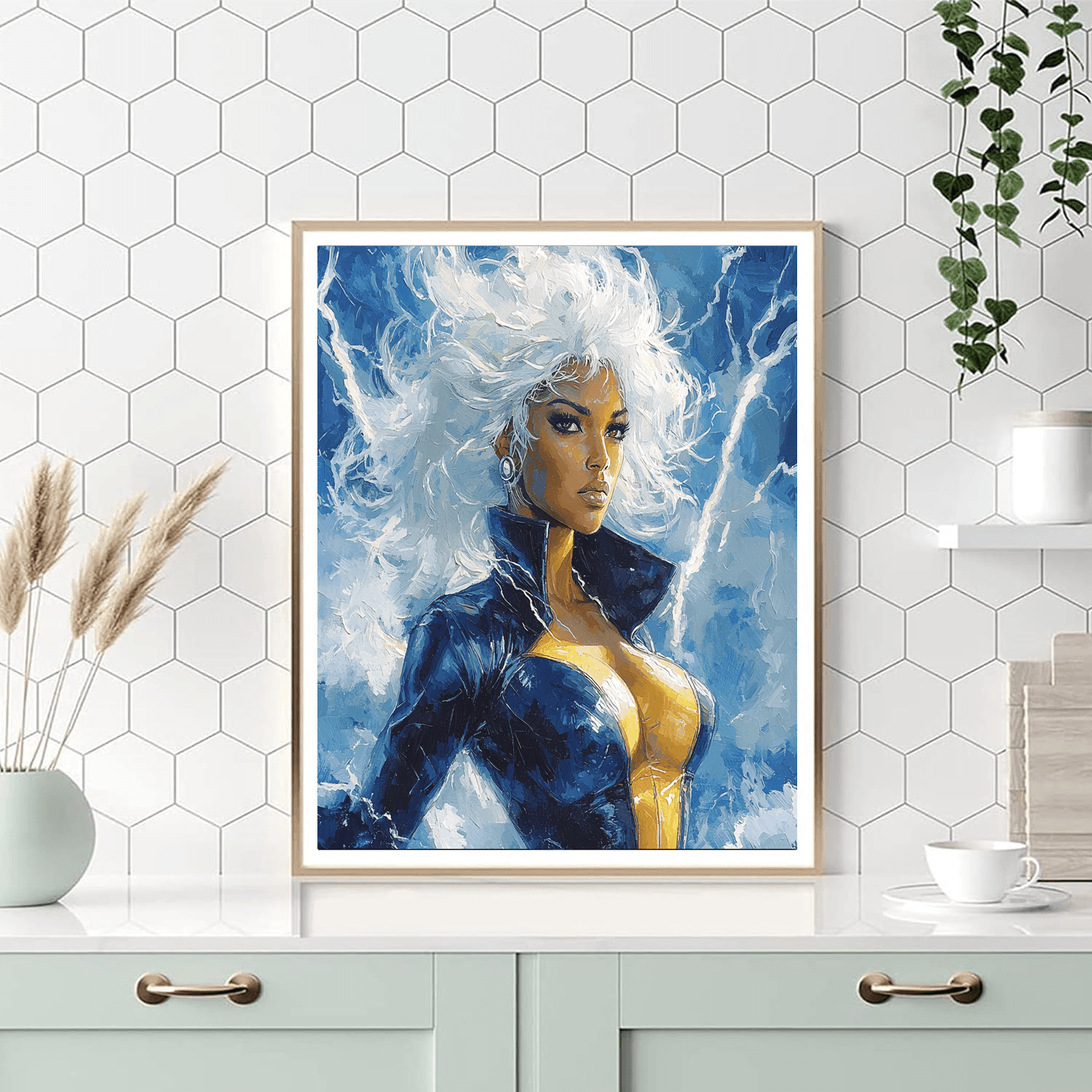 Halle Berry: The Resilient Beauty Of Storm Paint By Color