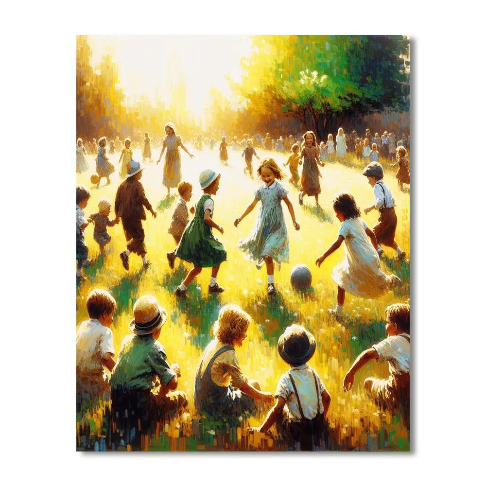 Nostalgic Childhood Adventures Paint By Number