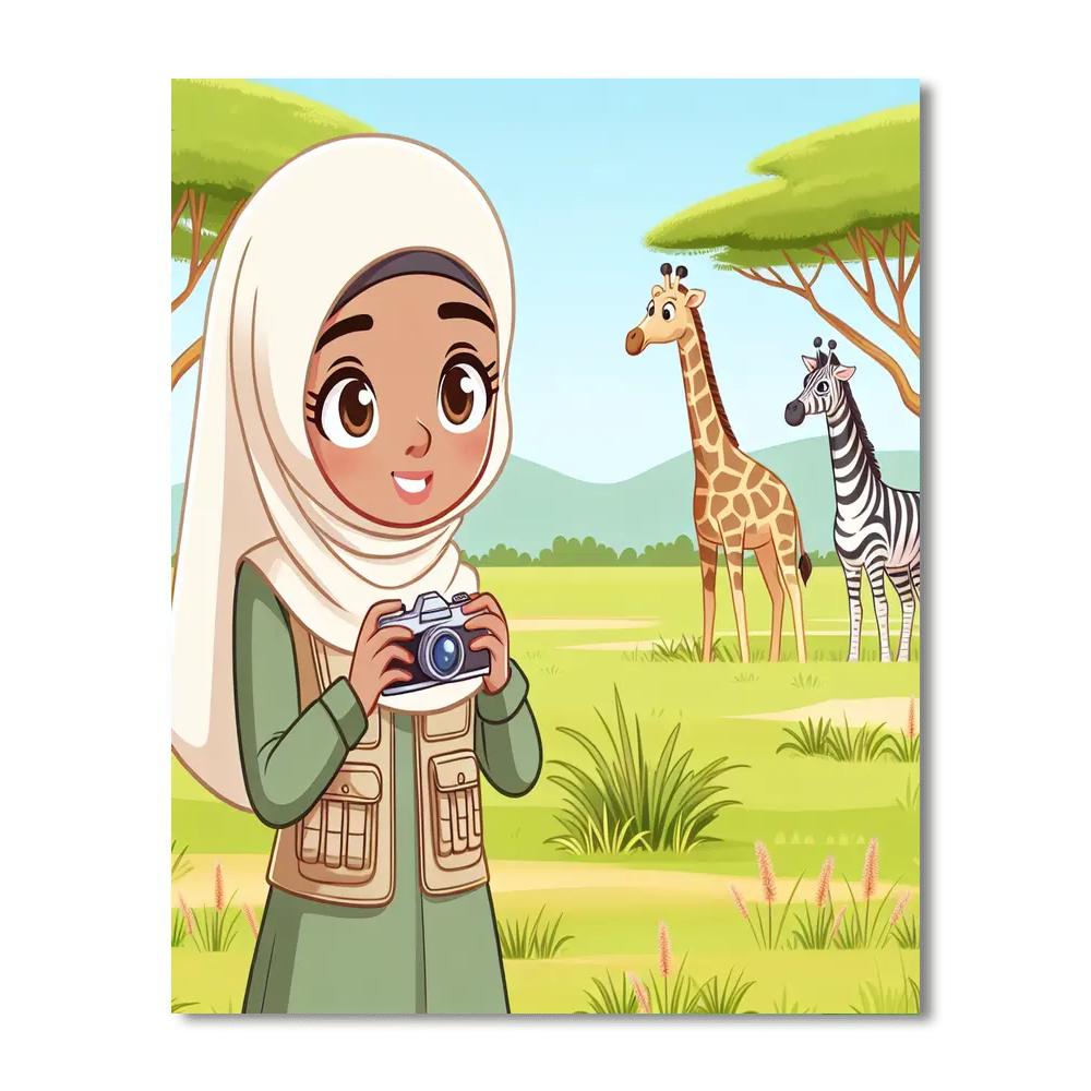 Savannah Wildlife Safari Paint By Numbers Kits