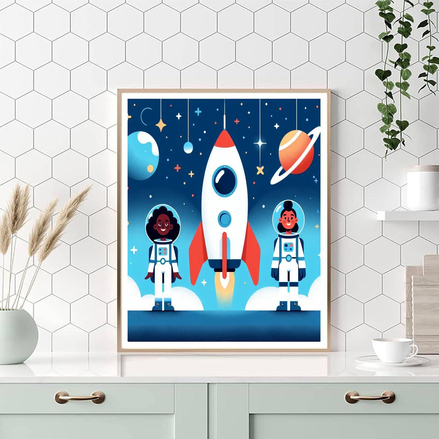 Space Journey Extravaganza Numbered Painting Kits