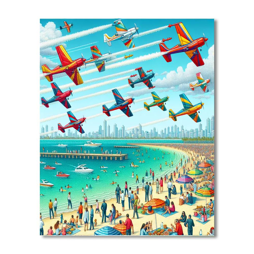 Kuwait Red Bull Air Race Paint By Color