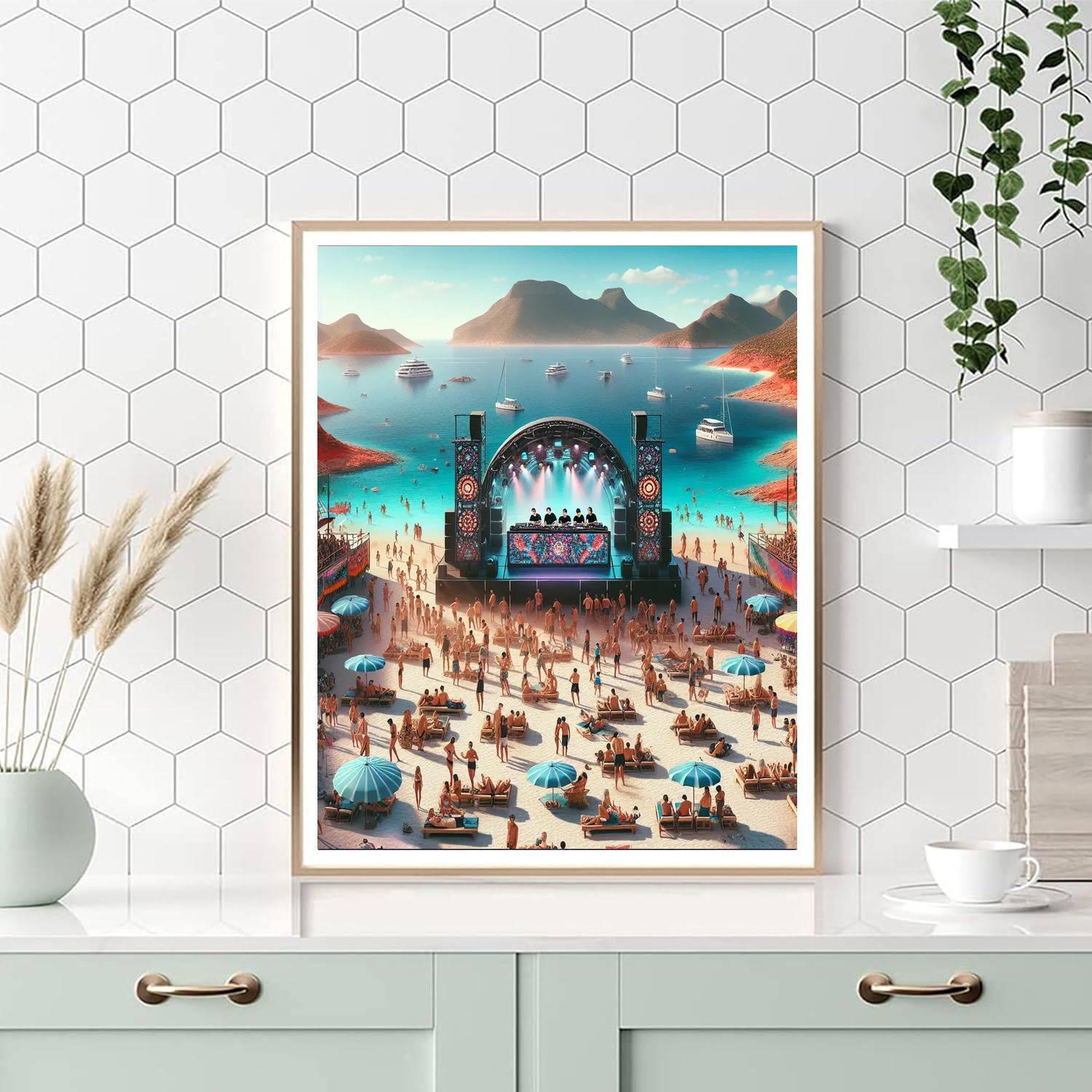 Calvi On The Rocks - Corsica, France Paint By Number