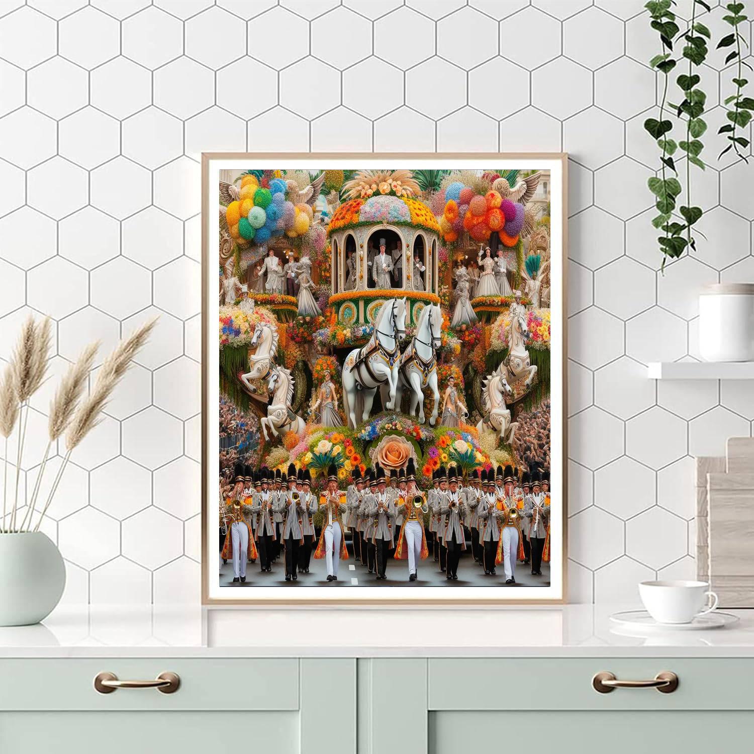 The Rose Parade - United States Paint By Numbers Kits