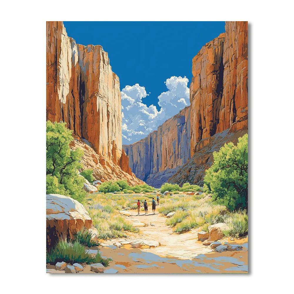 Red Rock Canyon - Las Vegas Paint By Number