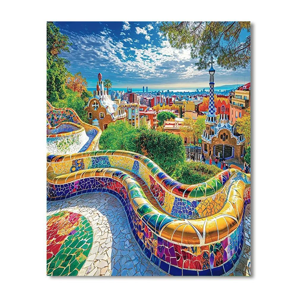 Park Güell - Barcelona Paint By Numbers