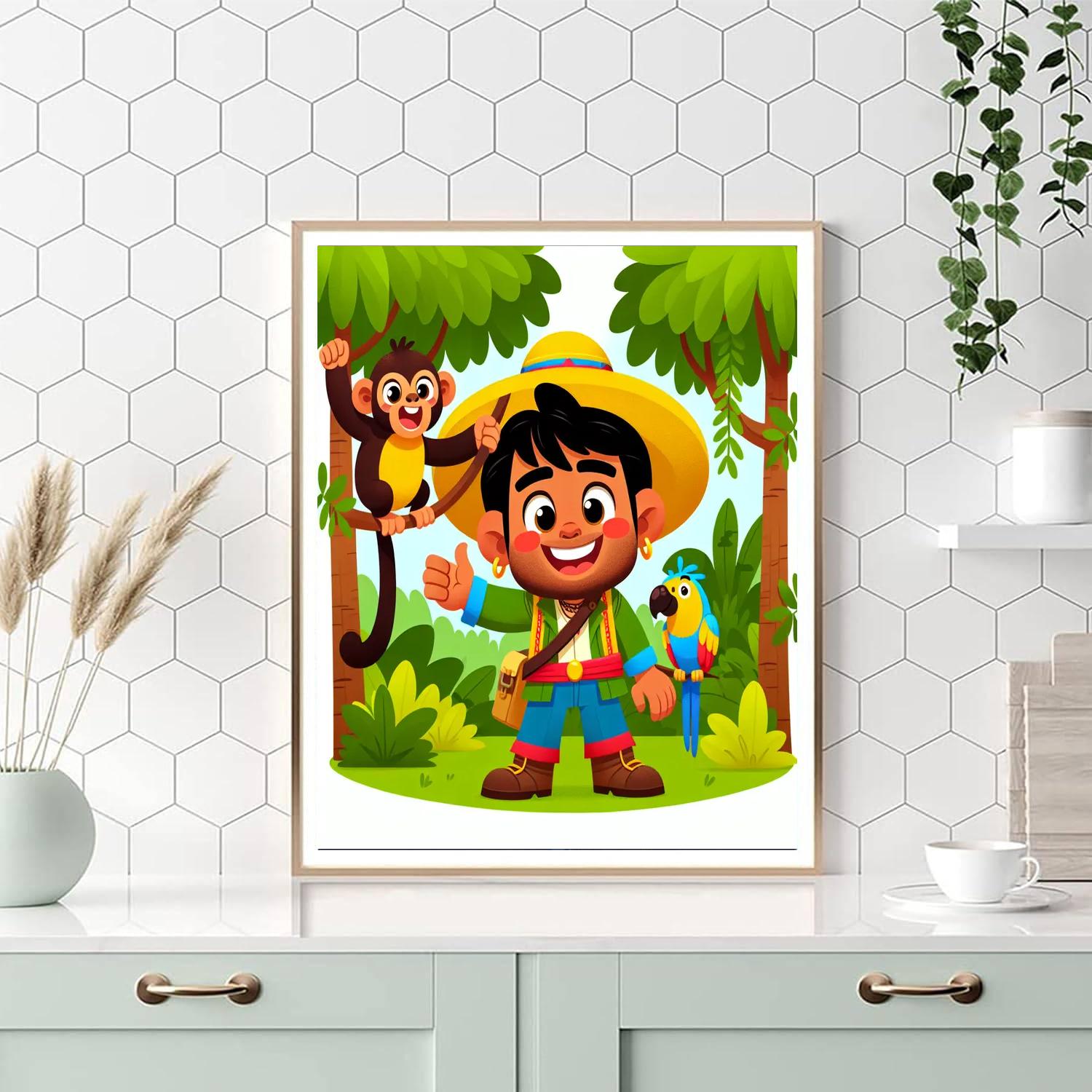 Jungle Adventure With Tamer Paint By Numbers