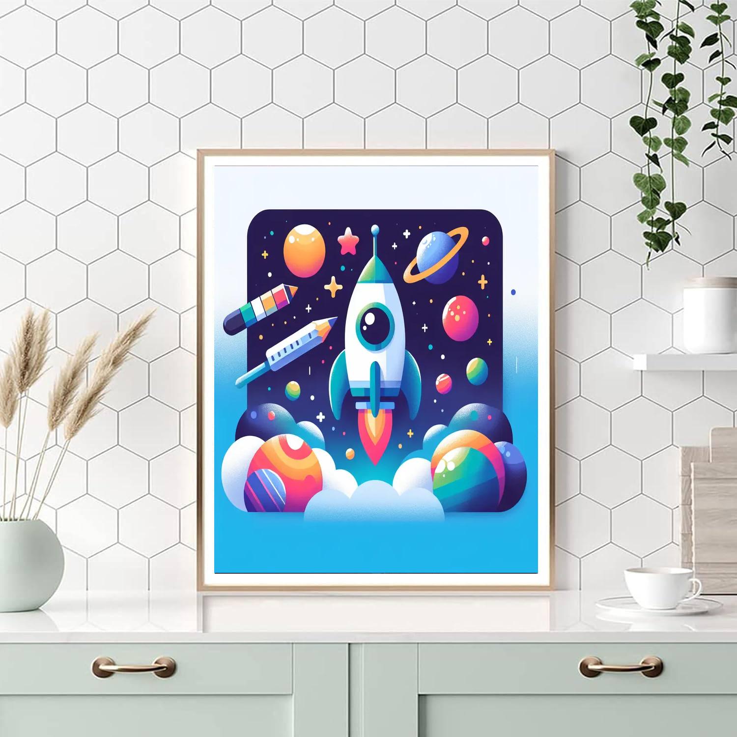 Galaxy Of Stars Adventure Number Painting