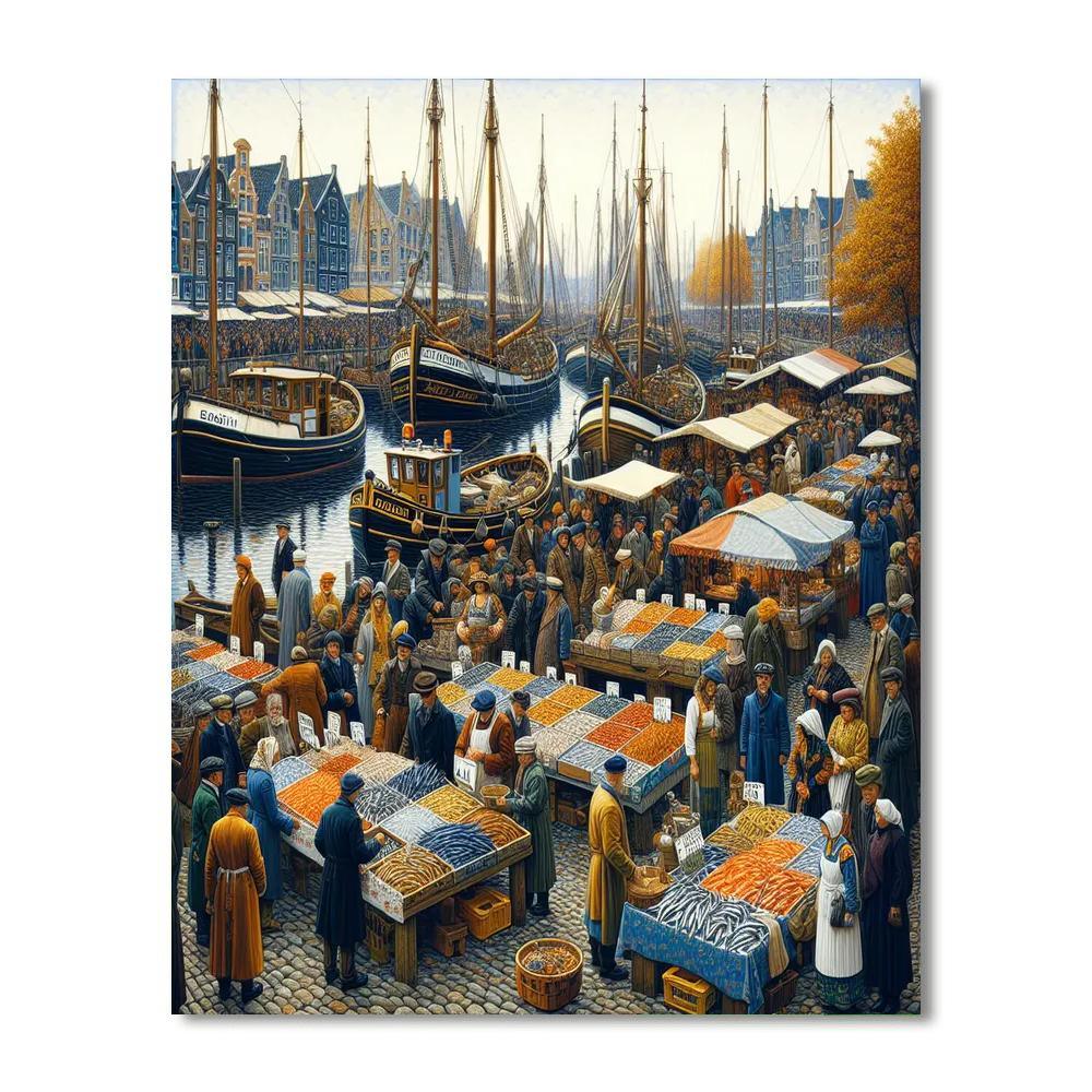Helsinki Baltic Herring Fair - Finland Paint By Numbers Art