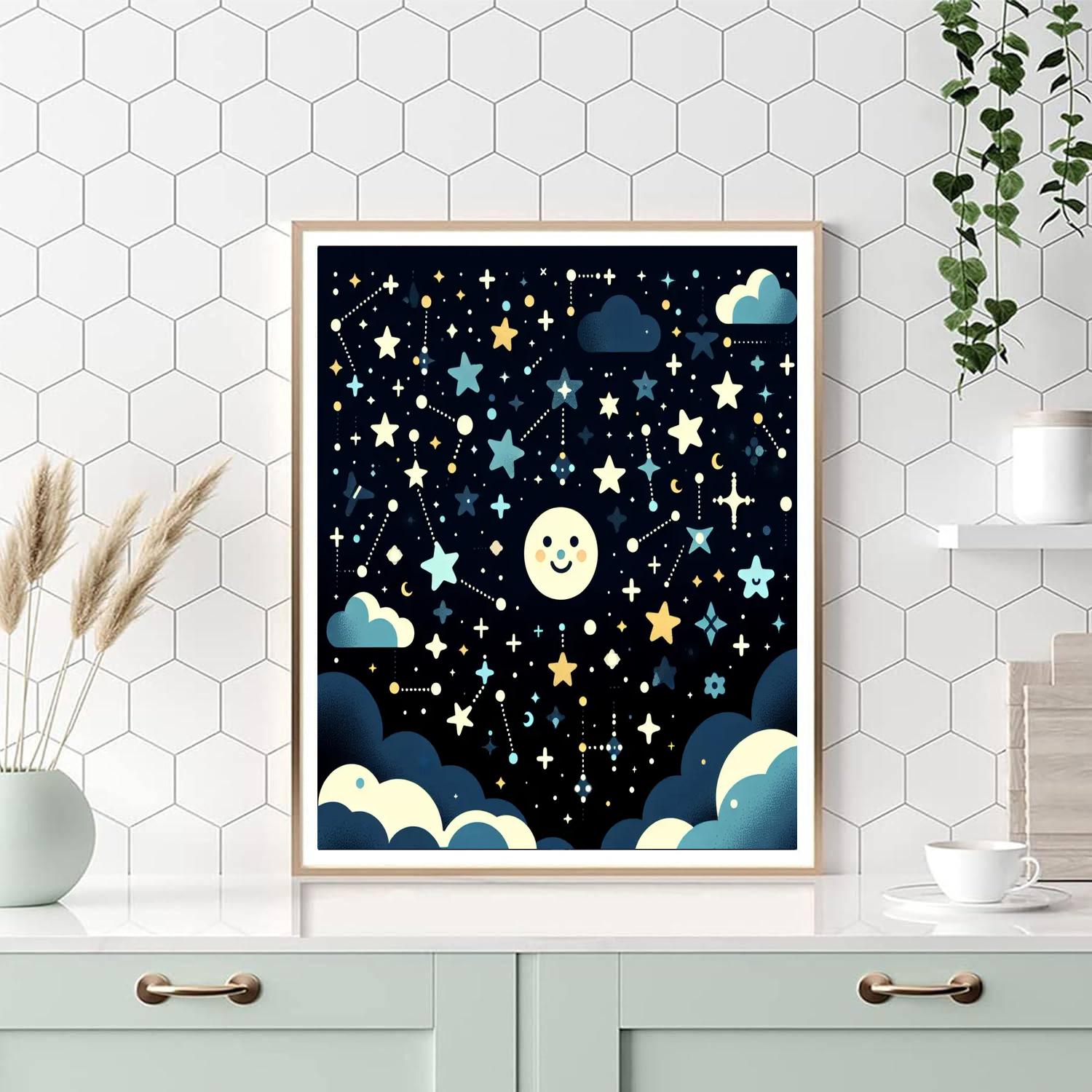 Starry Storyland Paint By Numbers Art