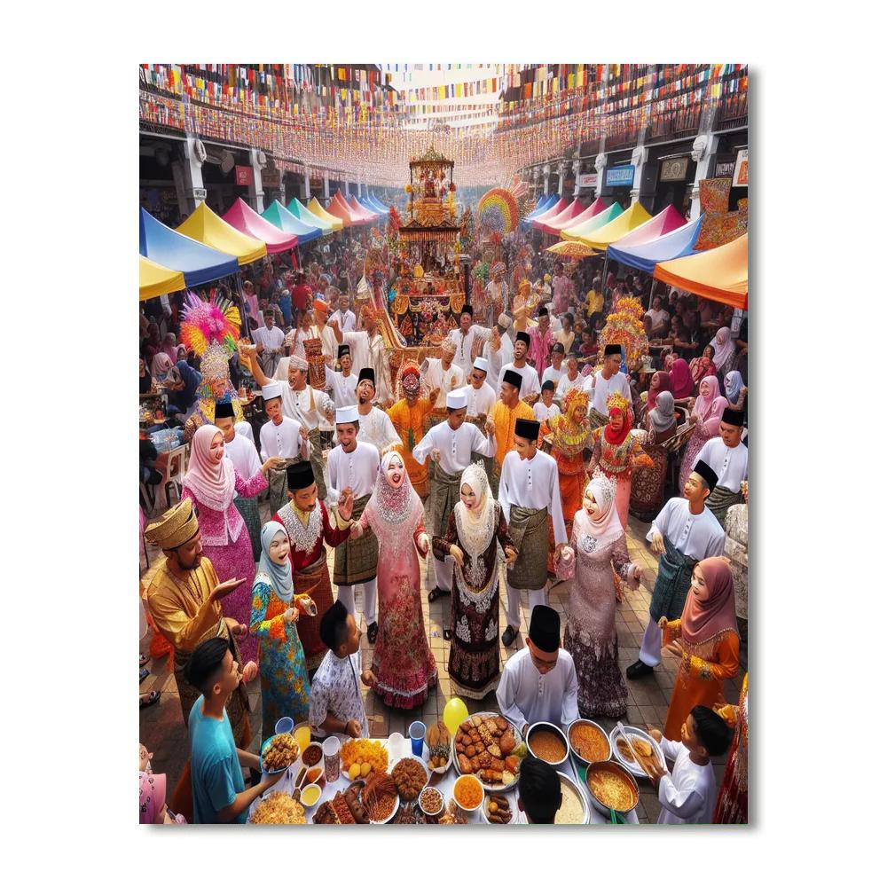 Karnival Melaka Number Painting