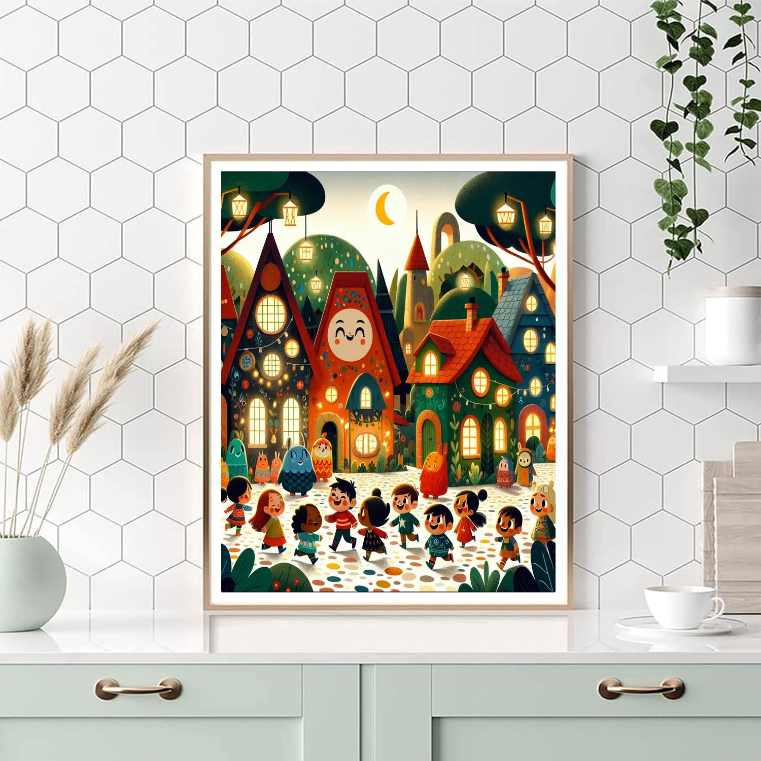 Enchanted Village Adventure Paint By Number