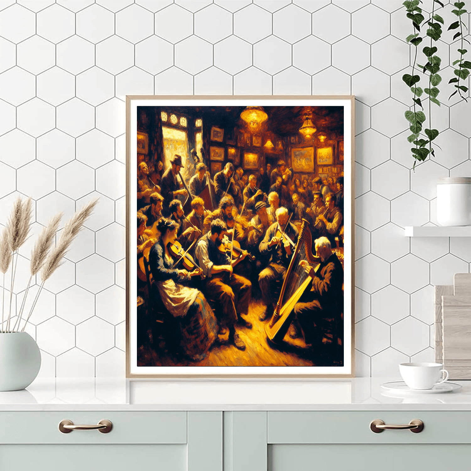 Celtic Music Melody Painting Number Kit