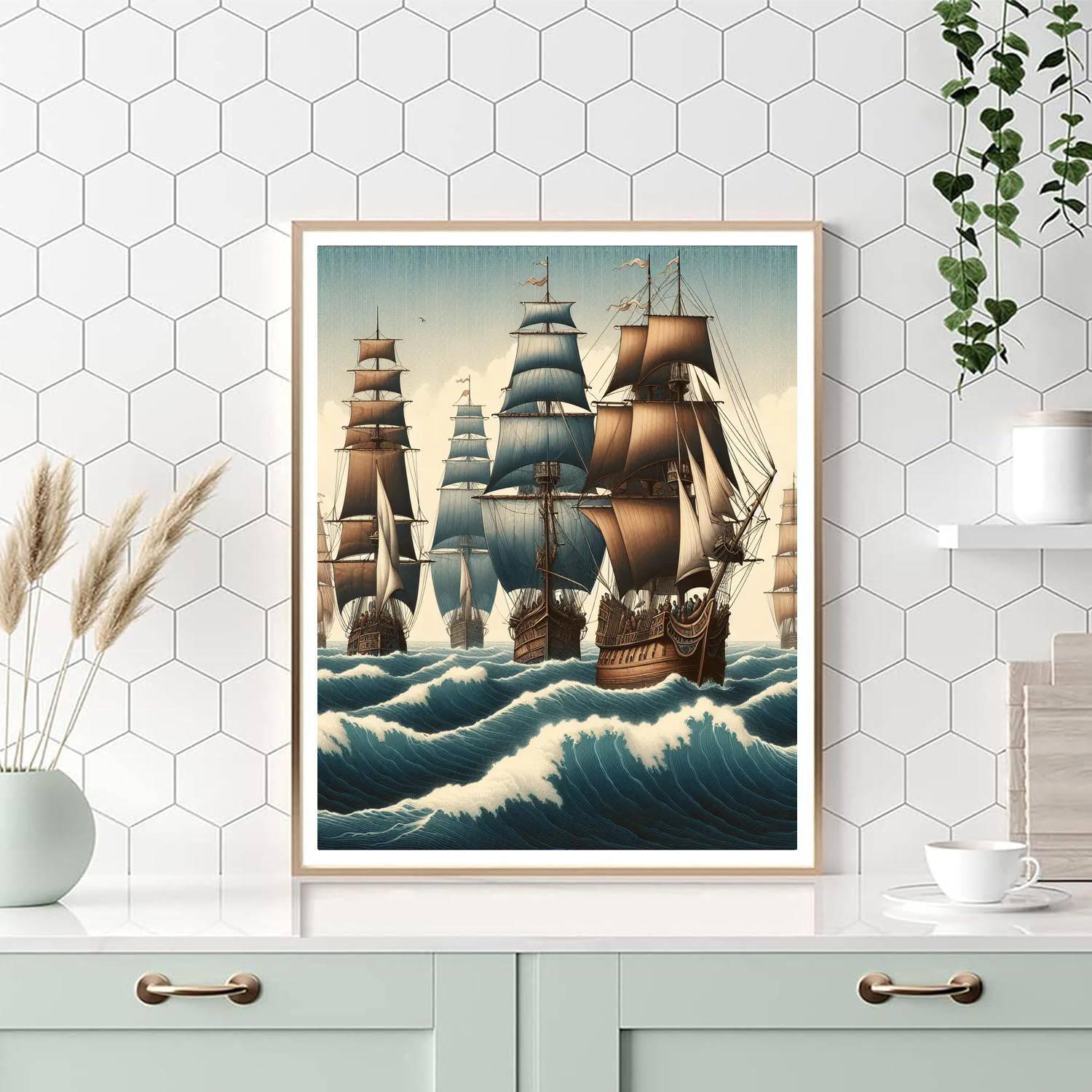 Timeless Maritime Voyage Paint By Numbers
