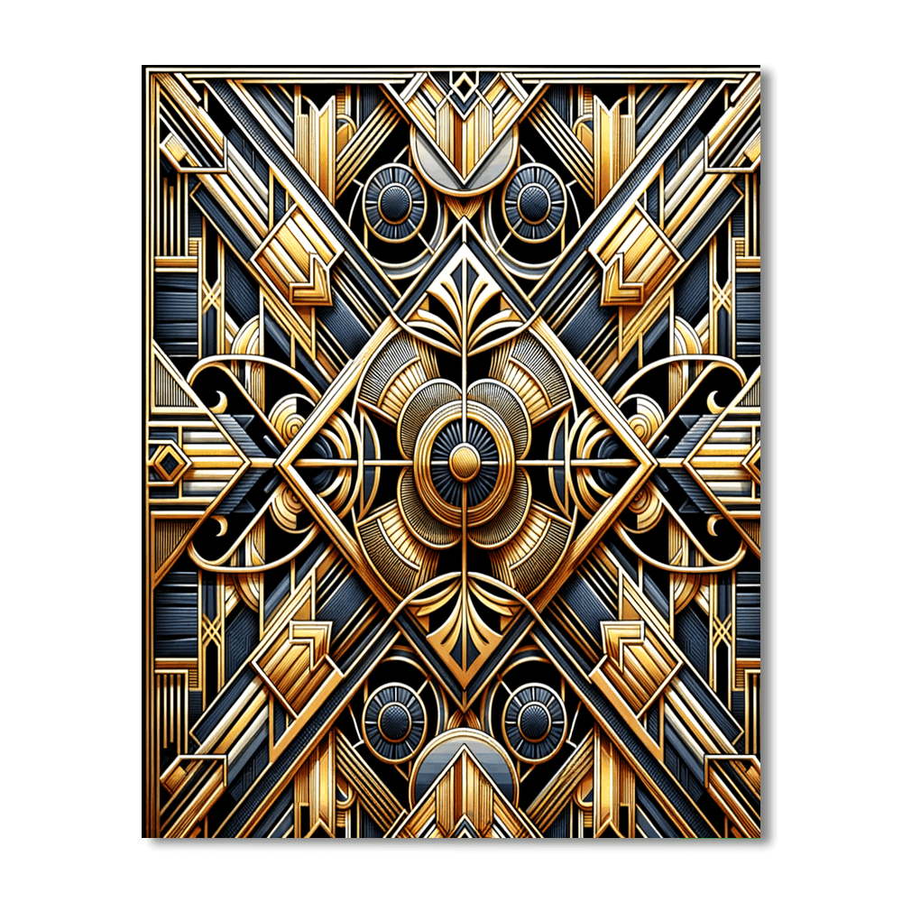 Art Deco Dream DIY Paint By Numbers