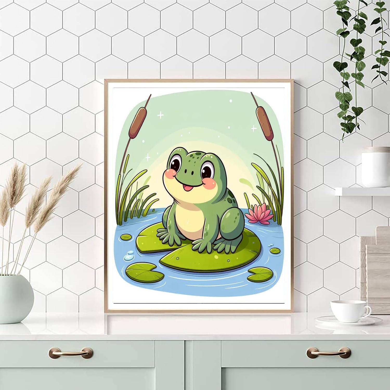 Joyful Froggy Paint By Numbers Kits
