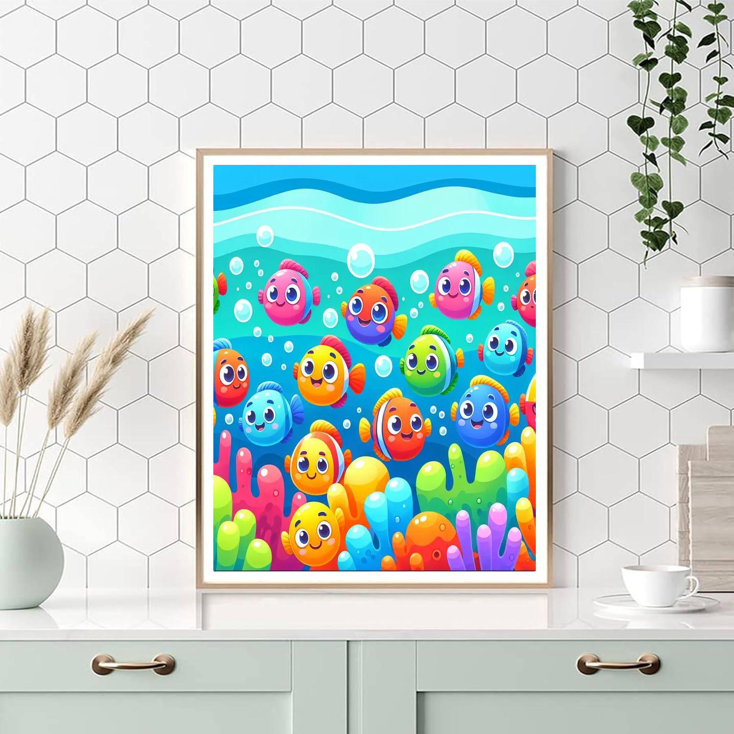 Exploring Underwater Wonderland Paint By Number
