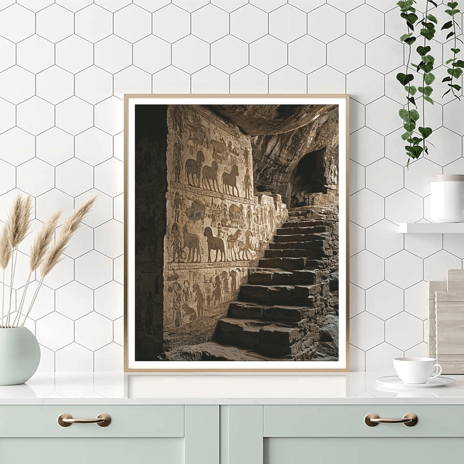 Bhimbetka Rock Shelters - India Painting By Numbers Kit