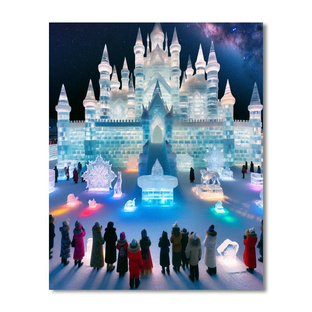 Snow And Ice Sculpture Festival - Harbin Paint By Numbers Art