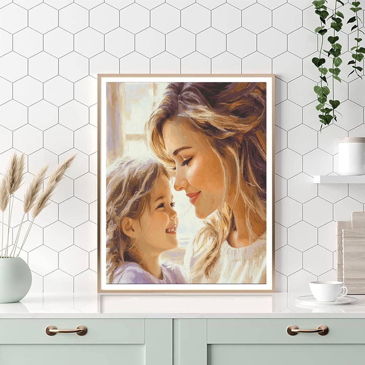 Whispers Of Mother's Love DIY Paint By Numbers