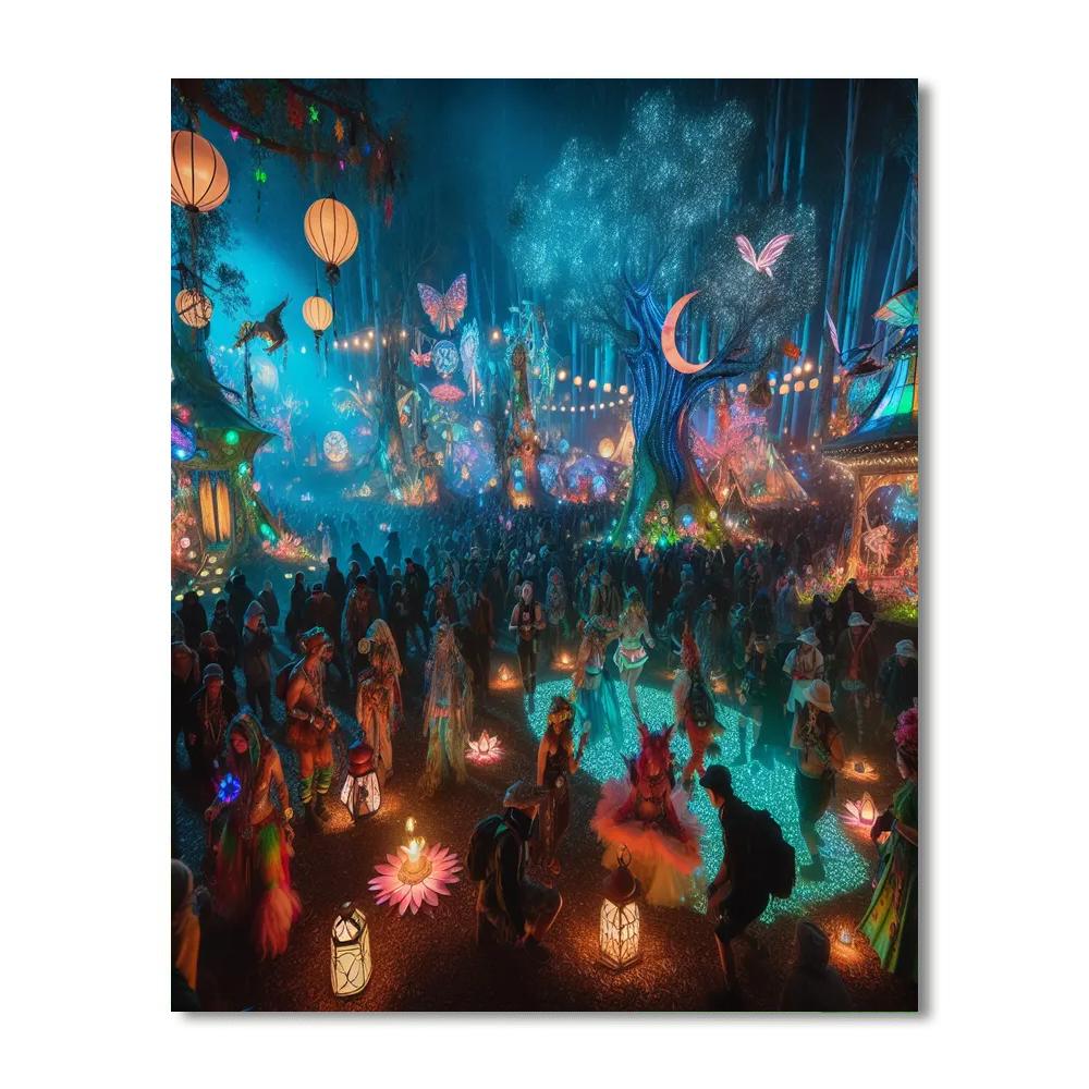 Electric Forest Festival - Rothbury, Michigan, Usa Paint By Numbers Kits