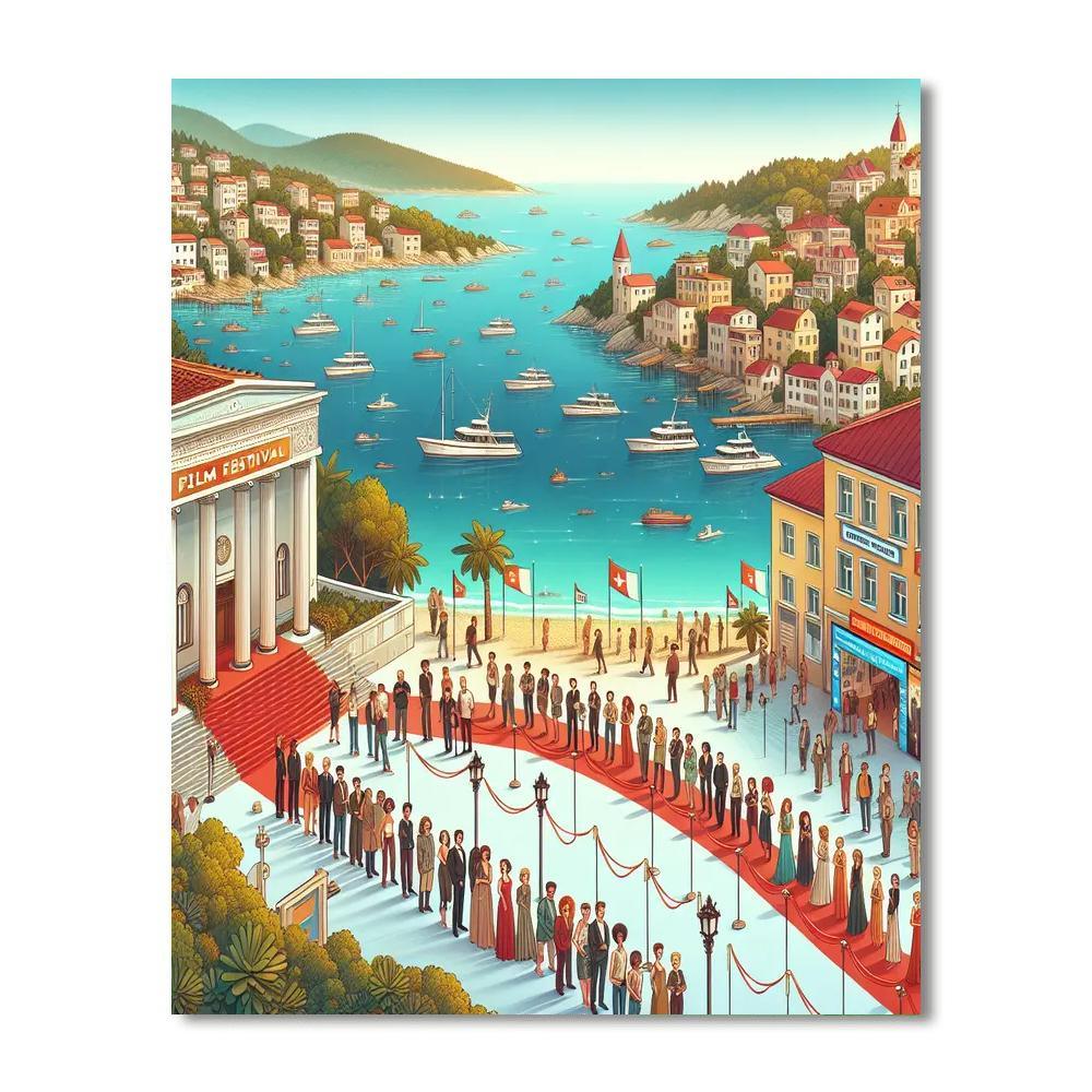 San Sebastian International Film Festival - San Sebastian Paint By Numbers Art