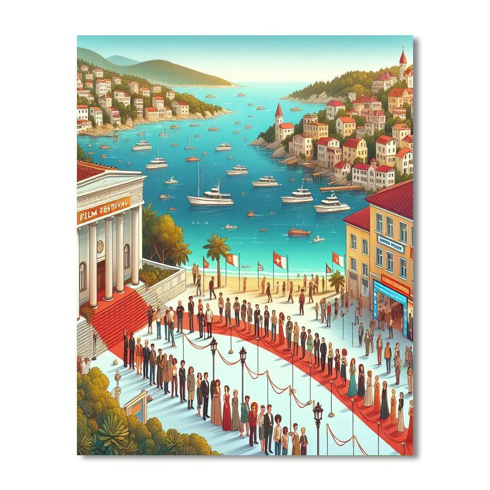 San Sebastian International Film Festival - San Sebastian Paint By Numbers Art