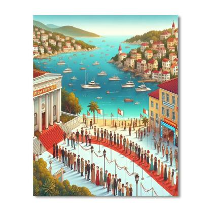 San Sebastian International Film Festival - San Sebastian Paint By Numbers Art