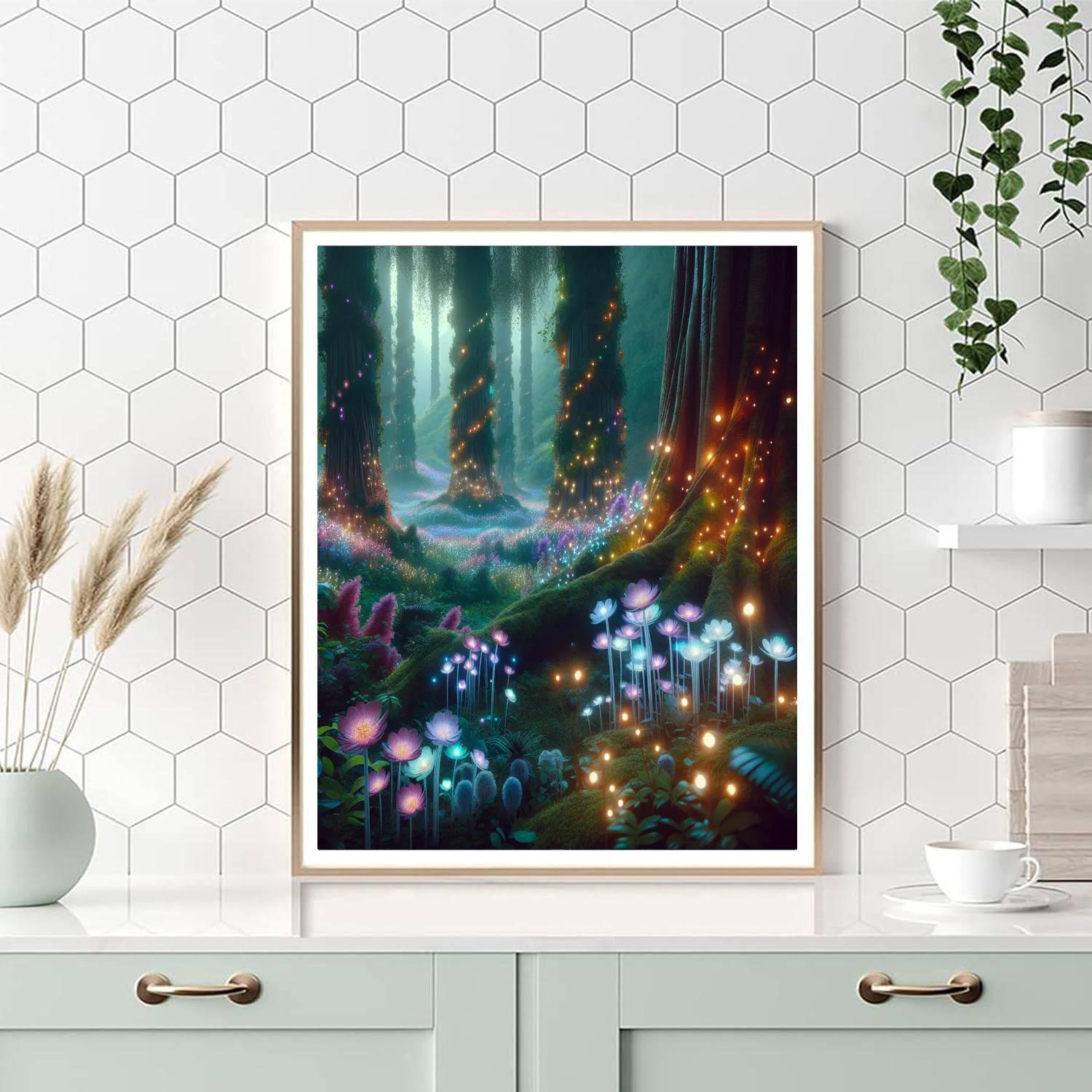 Mystical Enchanted Glade Paint By Numbers Art