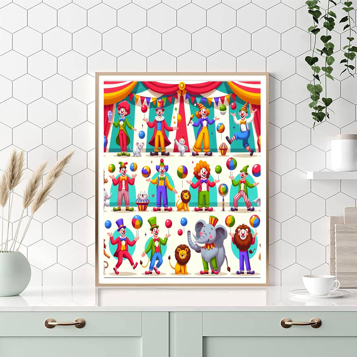 Joyful Juggling Painting Number Kit