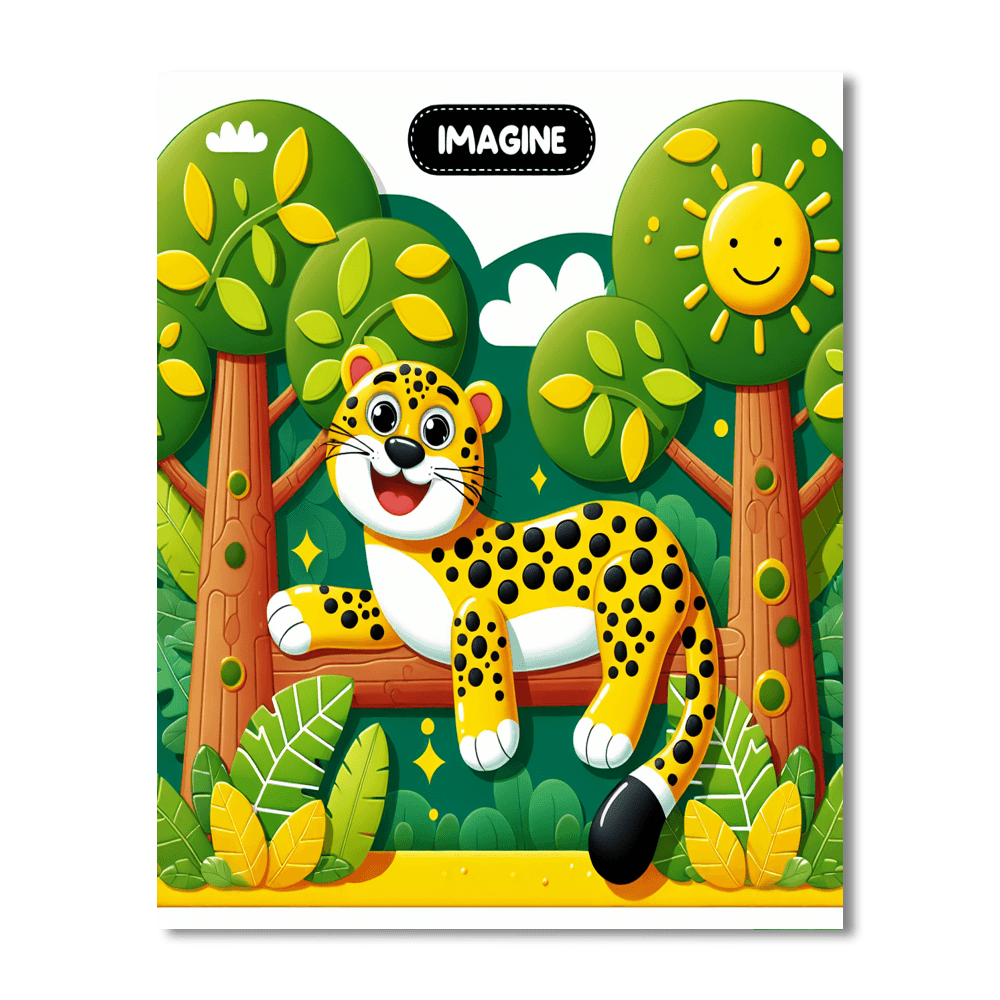 Jovial Jaguar Paint By Color