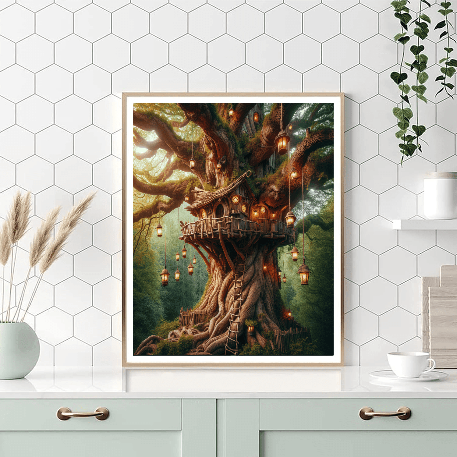 Magical Treehouse - DIY Painting By Numbers Kit