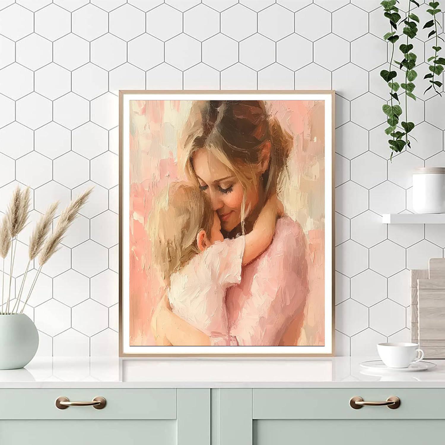 Love In Every Hug Painting Number Kit