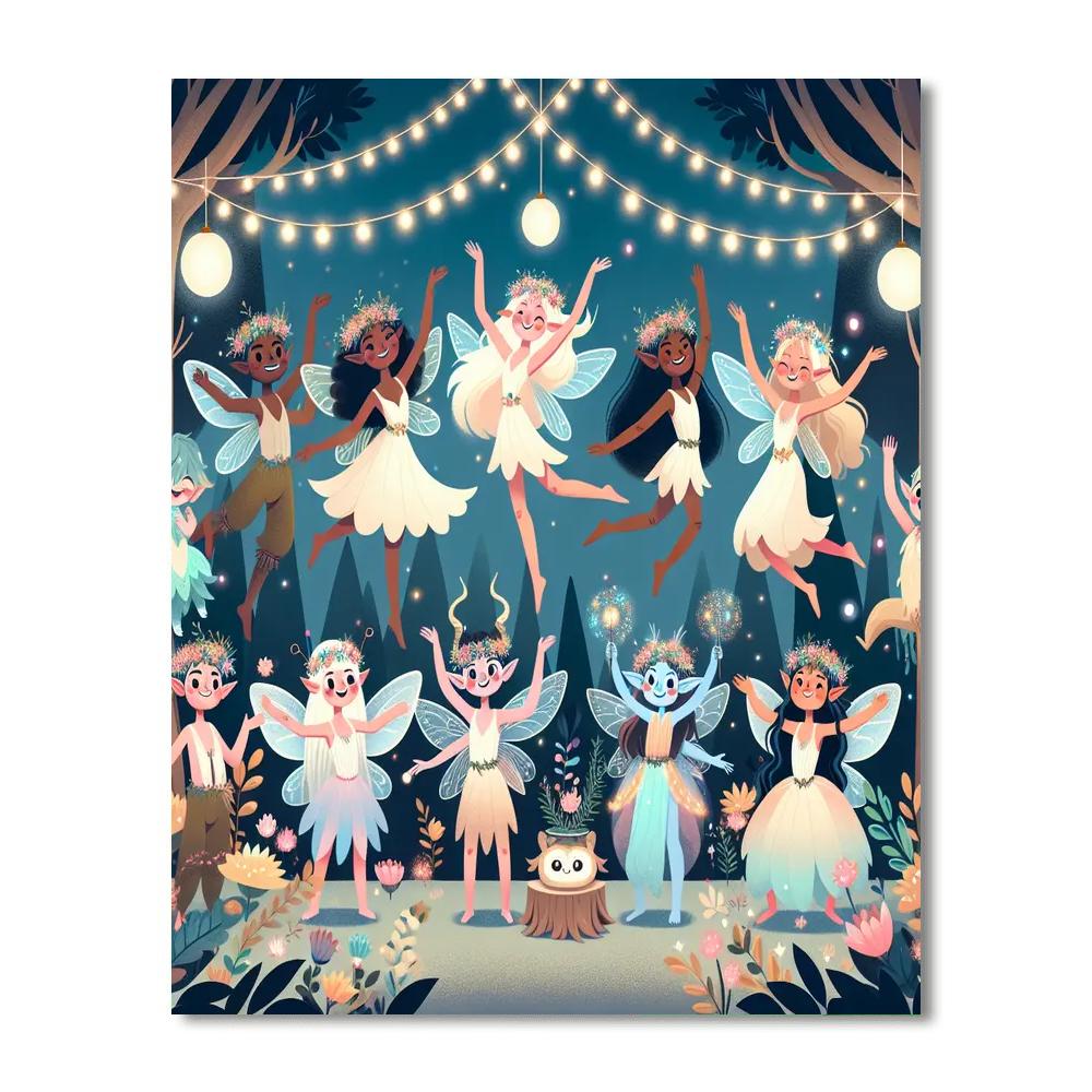 Enchanted Fairy Festival Numbered Painting Kits