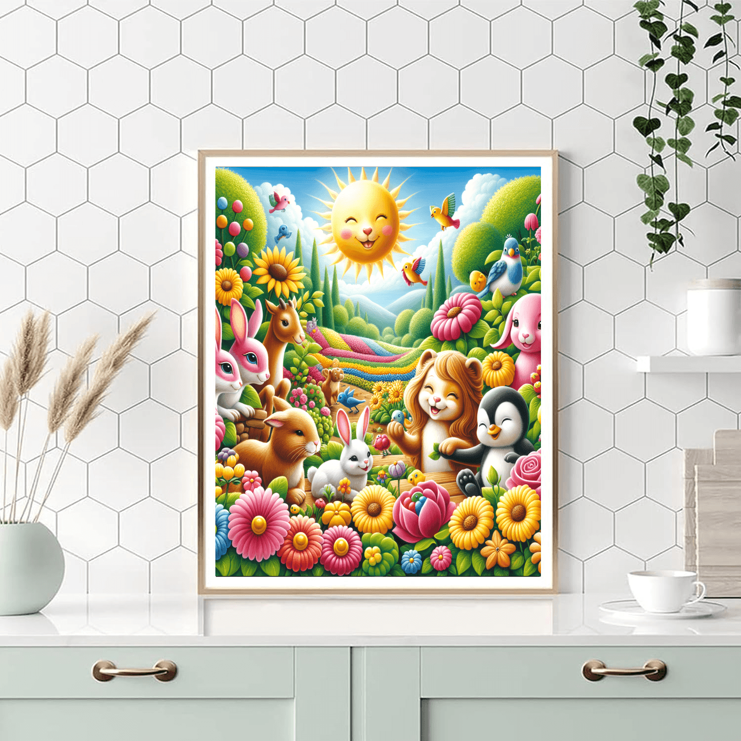 Blossoming Friendship Paint By Number