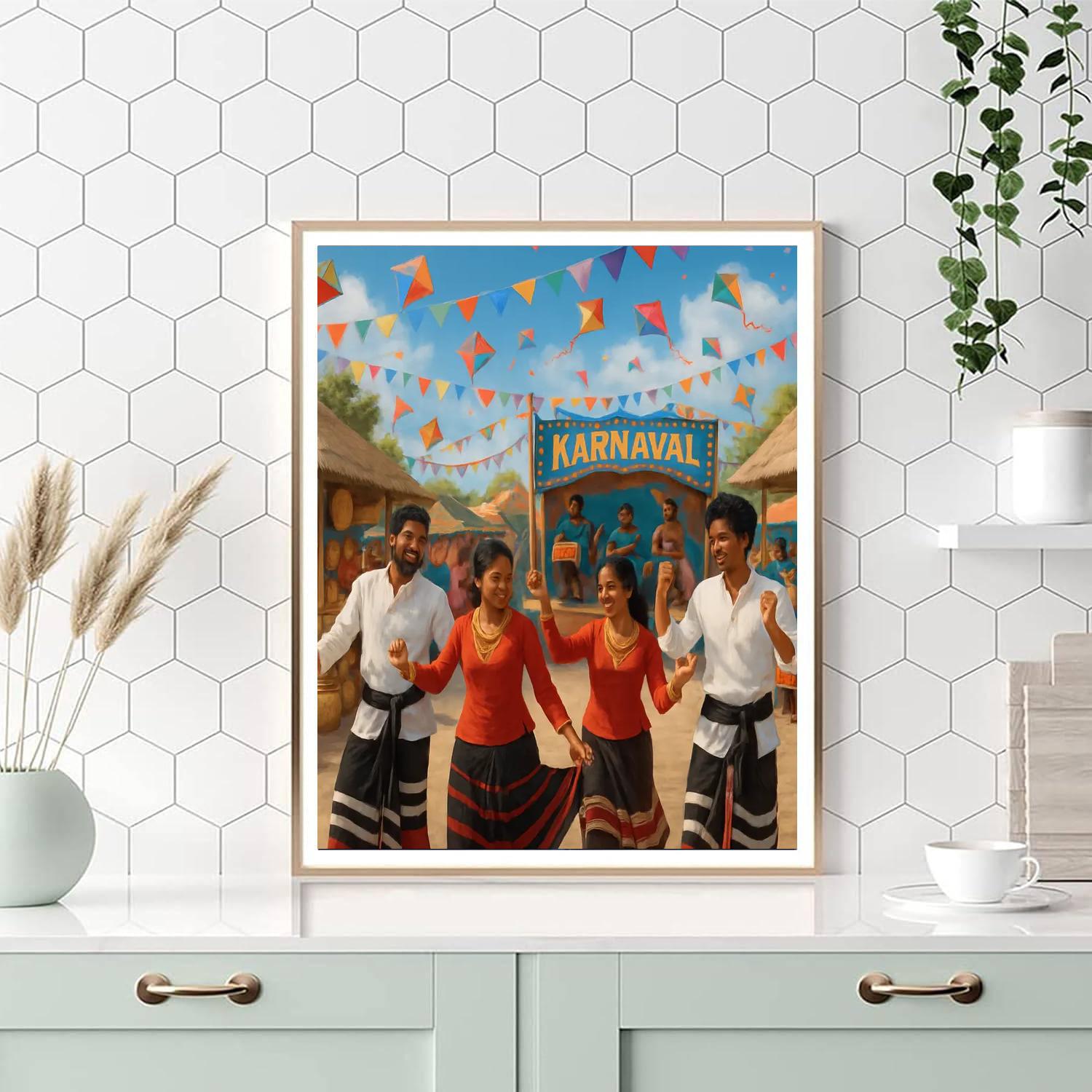 Karnaval - Maldives Paint By Numbers Art