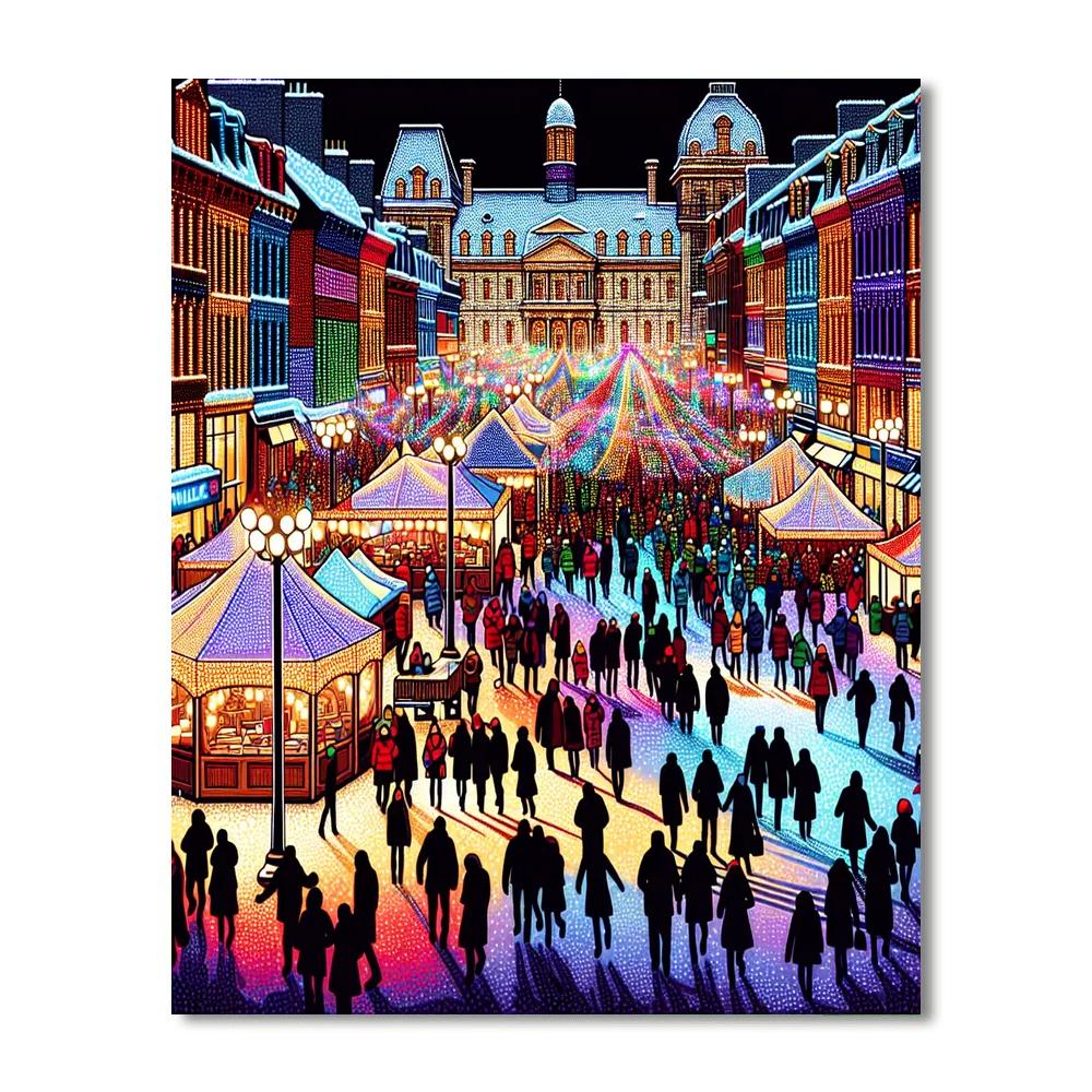 Montréal En Lumière Paint By Numbers Kits