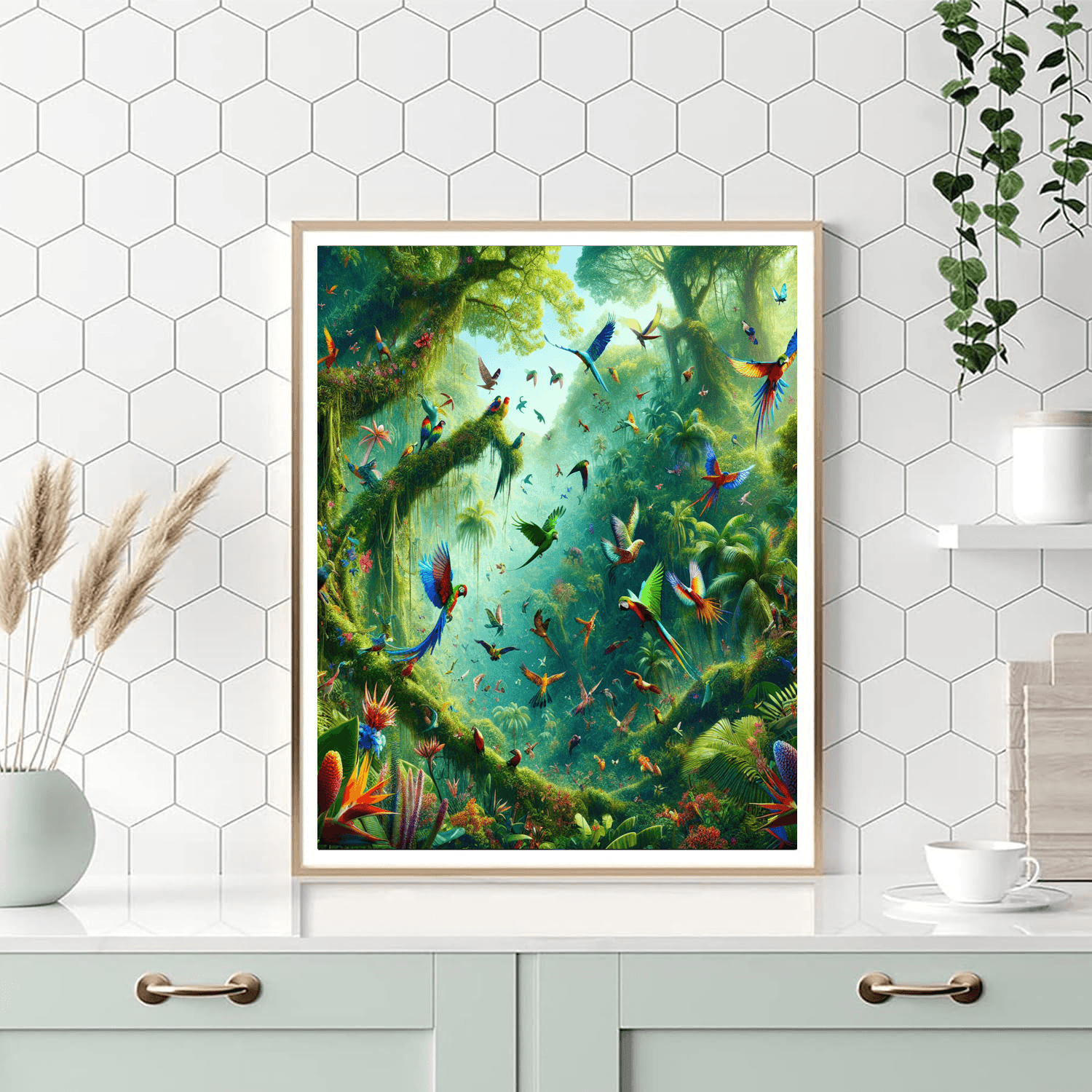 Rainforest Canopy Wonder Paint By Numbers