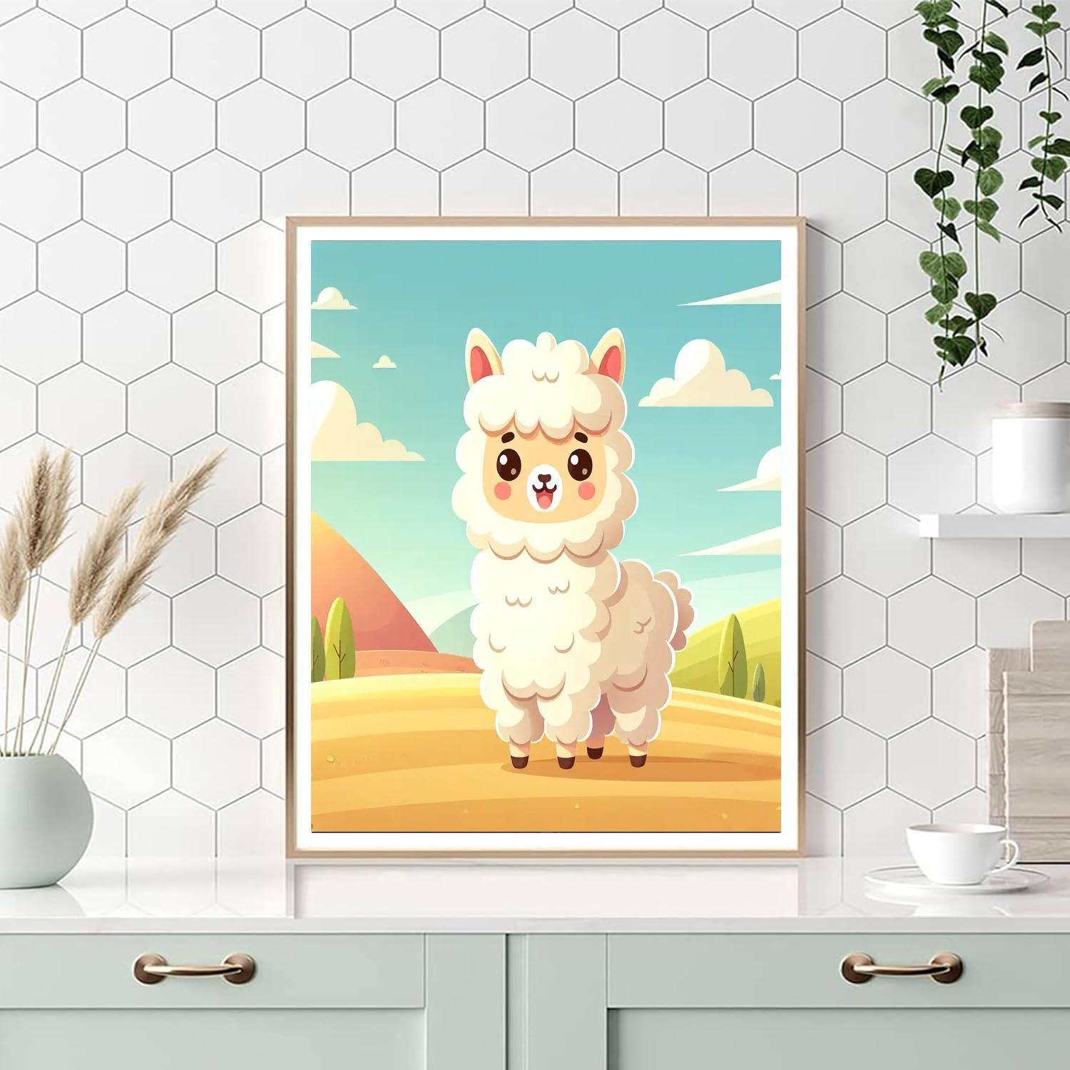 Adventure Alpaca Painting By Numbers Kit