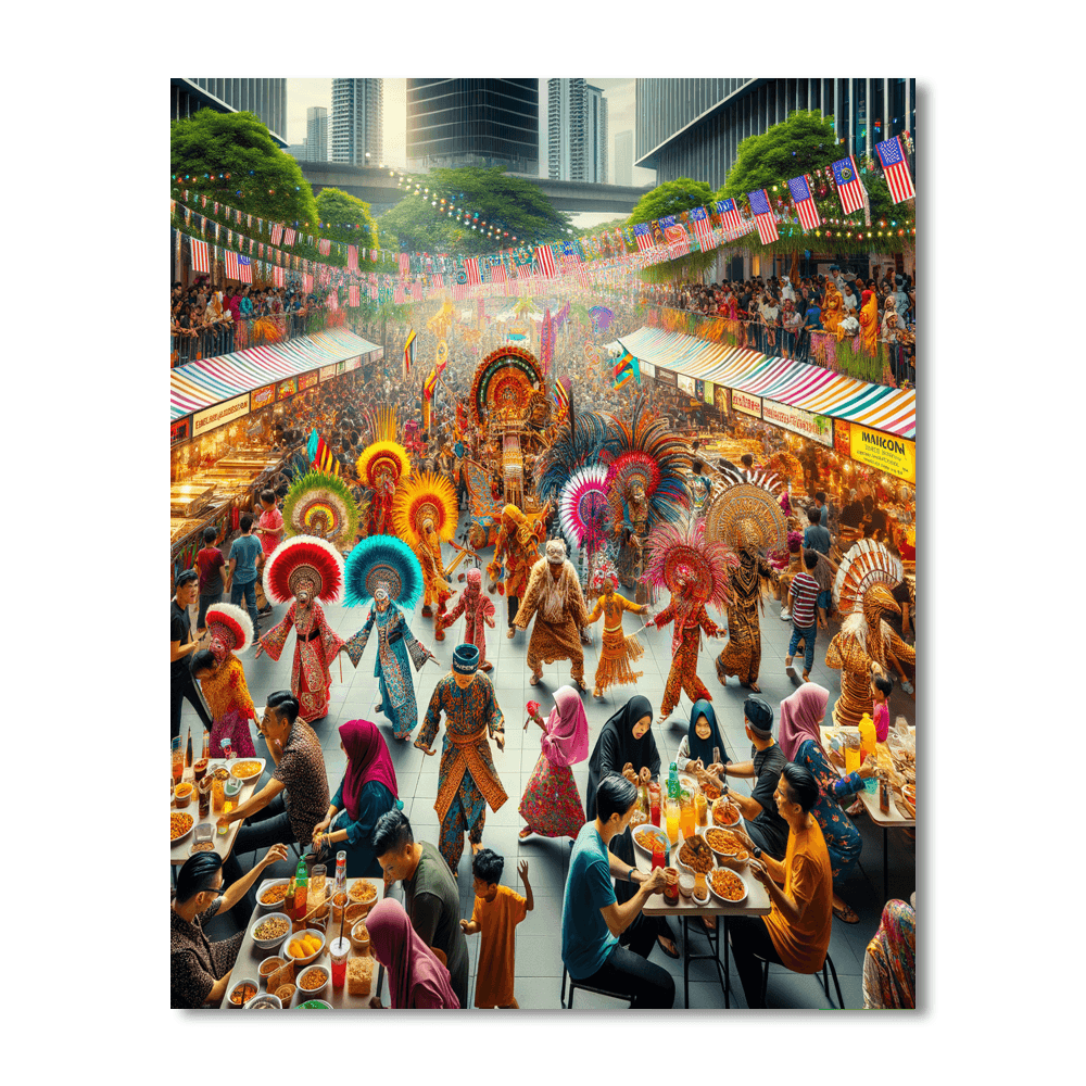 Karnival Kuantan - Malaysia DIY Paint By Numbers