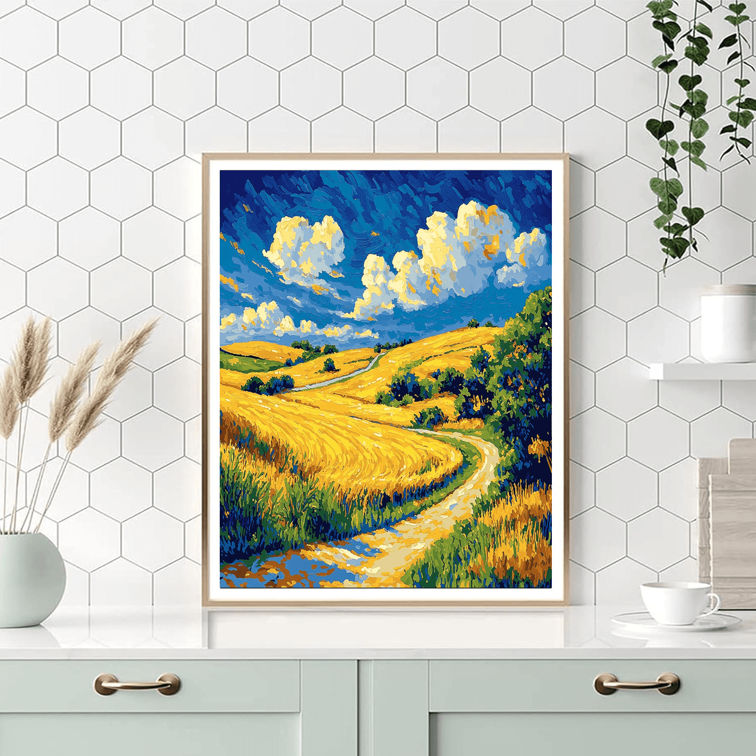 Vincent Van Gogh Inspired Summer Afternoon  Painting By Numbers Kit