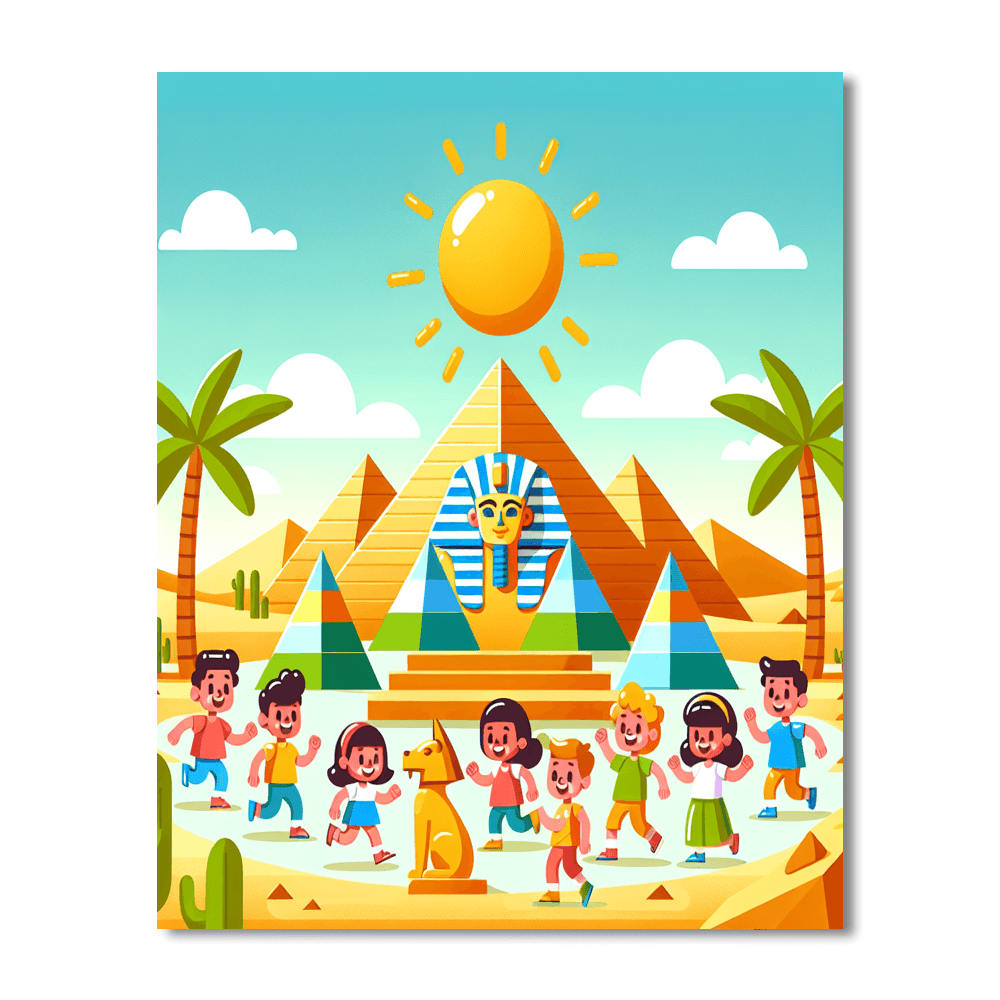 Wonders Of Ancient Egypt Paint By Numbers