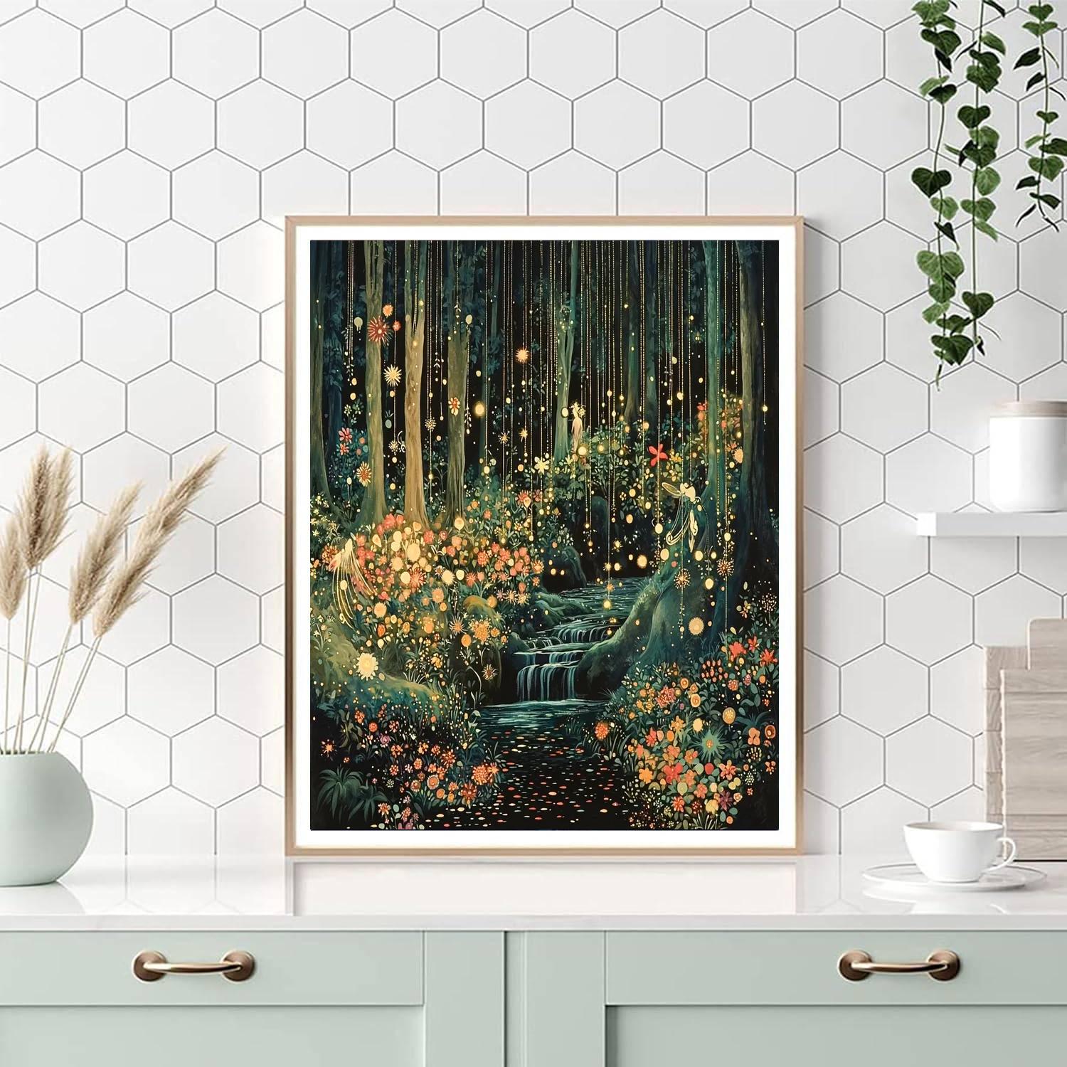 Brian Froud Inspired Mystical Forest Spirits  Paint By Numbers