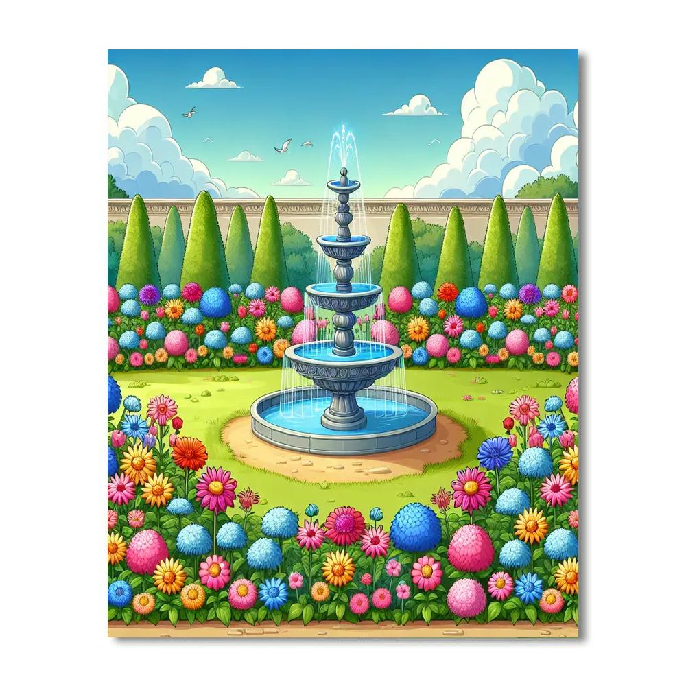 Royal Garden Escape Paint By Number