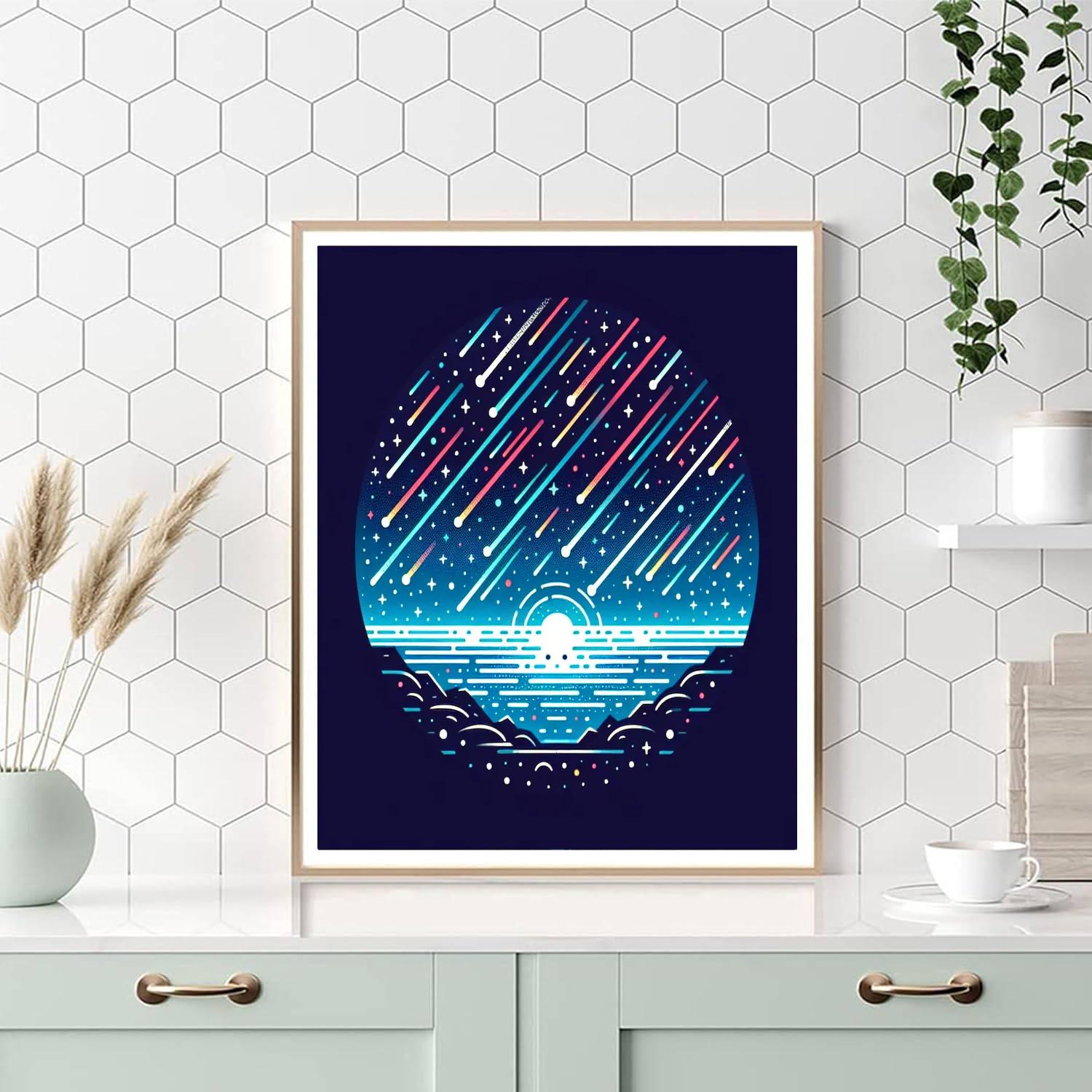 Merry Meteor Show Numbered Painting Kits